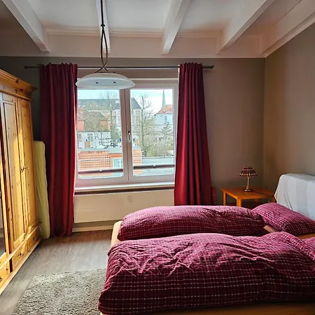 Ferienwohnung Im Dachgeschoss Mit Aufzug Rostock Buitenkant foto